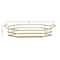 CosmoLiving by Cosmopolitan 27" Gold Metal Glam Tray